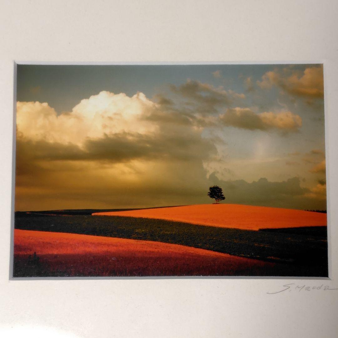 写真家 前田真三 額付きフォト サイン入り 風景写真