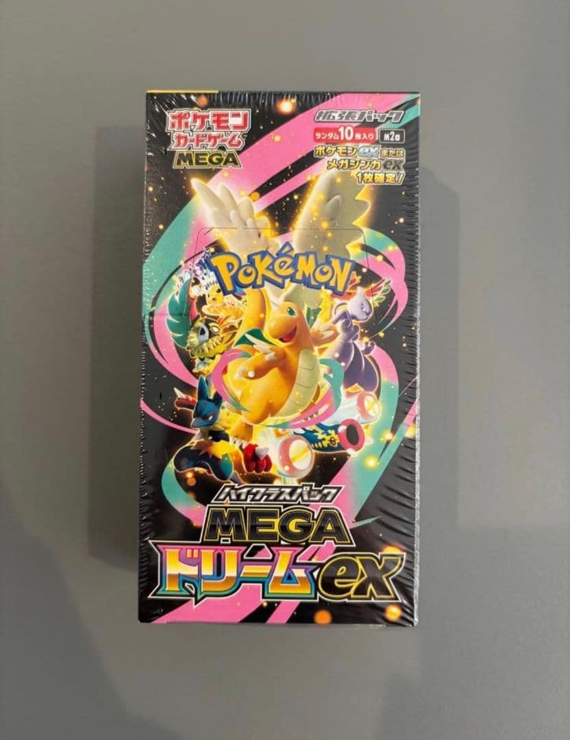 ポケモンカードゲーム MEGAドリームEX ボックス　シュリンク付き