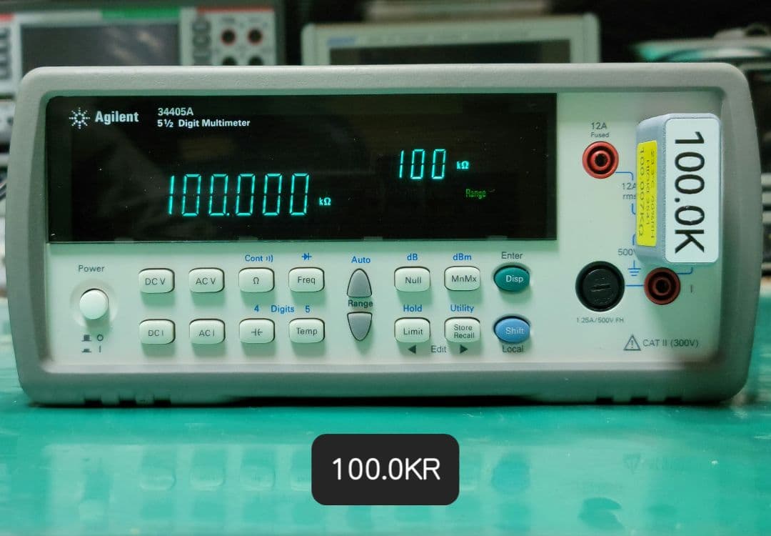 Agilent 34405A 5.5桁 デュアルディスプレイ マルチメーター