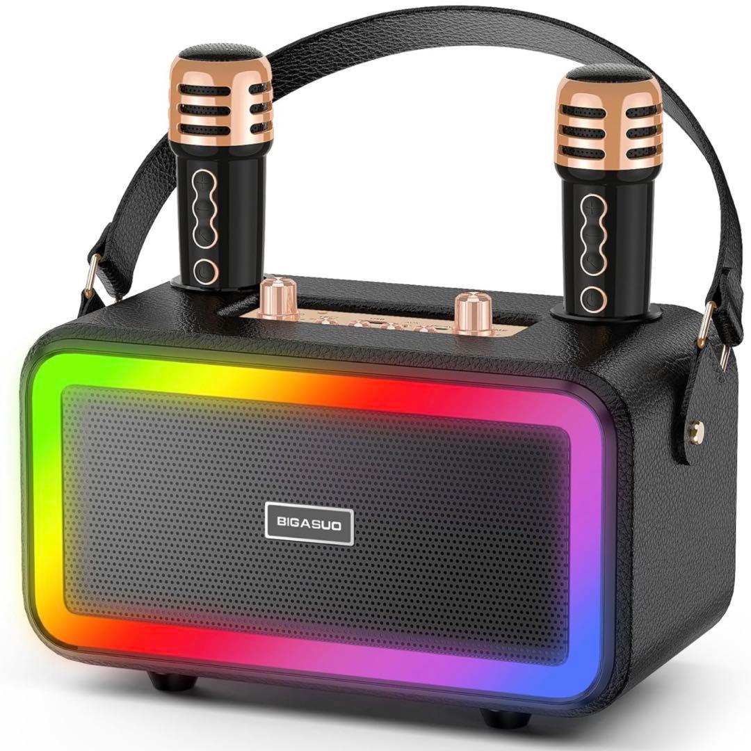 カラオケセット家庭用  ワイヤレスマイク スピーカーセット Bluetooth