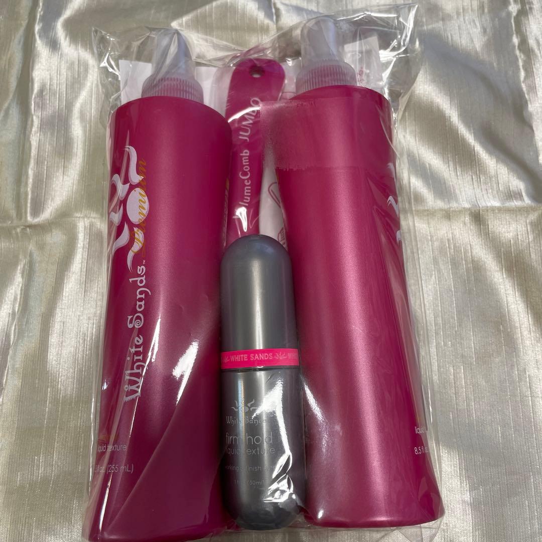 ホワイトサンズプレミアムヘアスタイリングミスト255m l.2点＋30m l、櫛