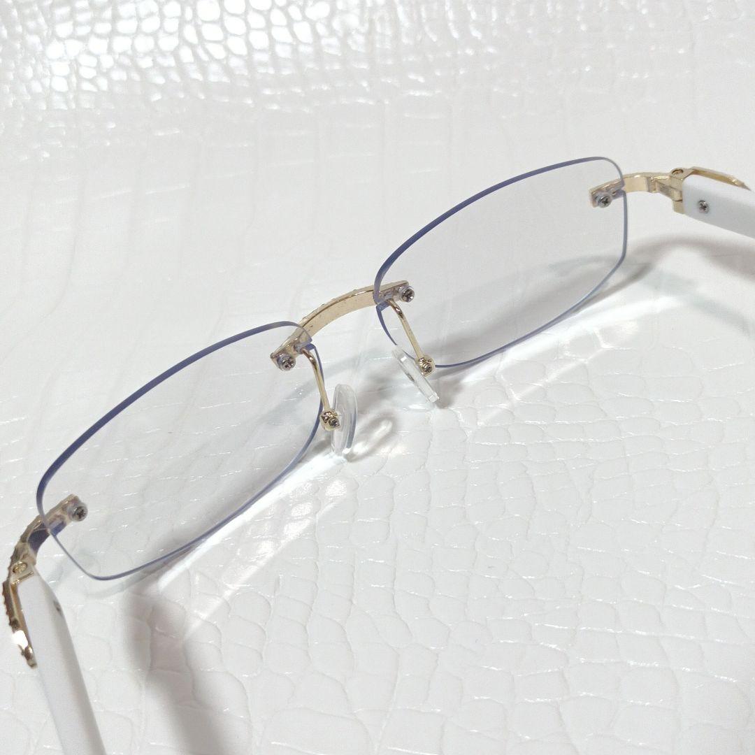 リムレス■サングラス■Y2K■調光レンズ■クリア↔グレー■未使用品■⑳