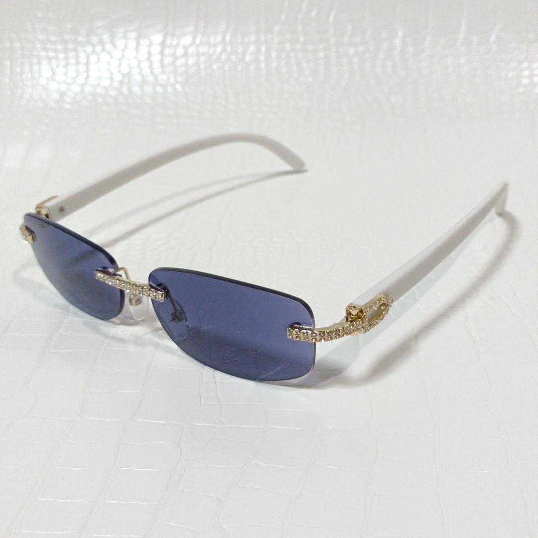 リムレス■サングラス■Y2K■調光レンズ■クリア↔グレー■未使用品■⑳