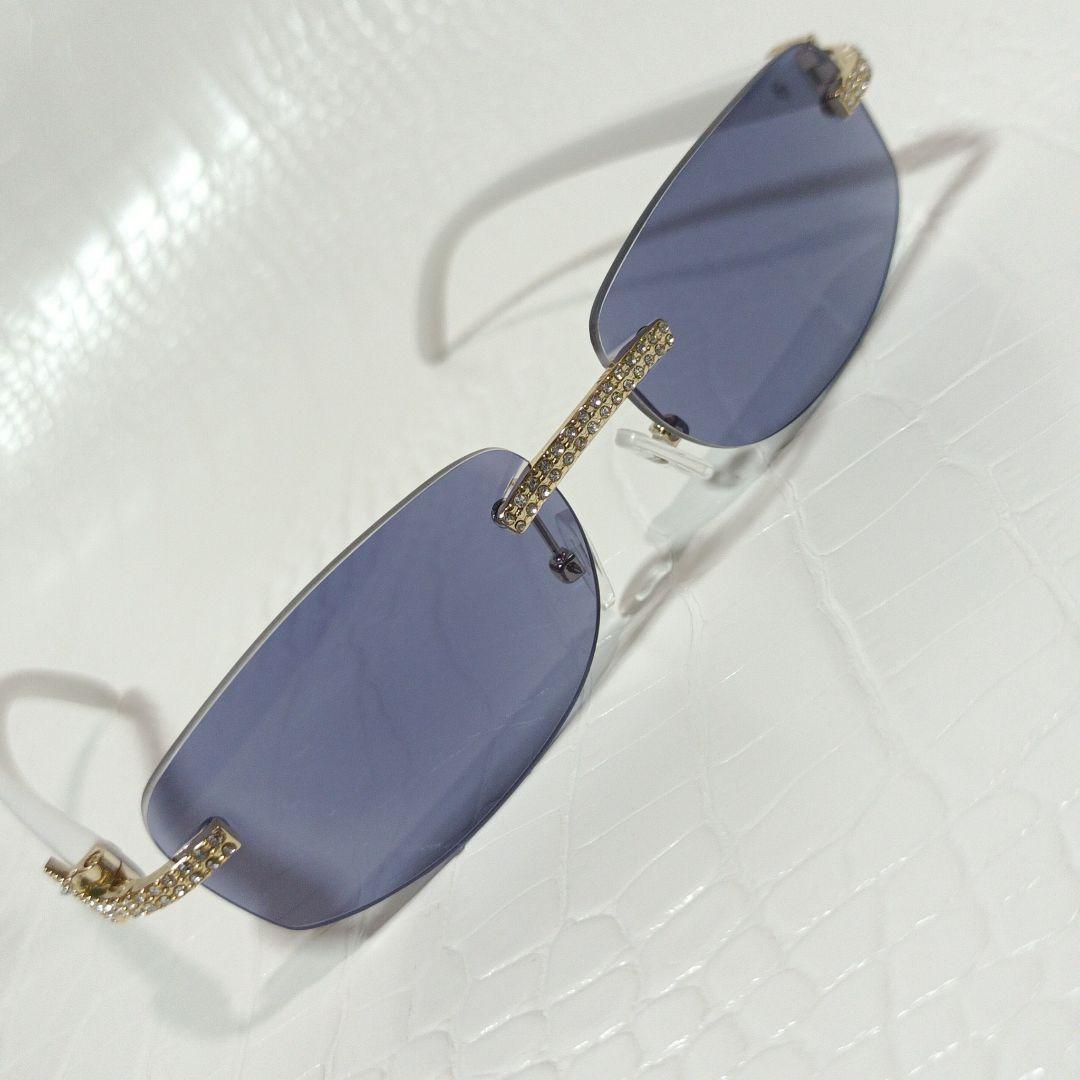 リムレス■サングラス■Y2K■調光レンズ■クリア↔グレー■未使用品■⑳