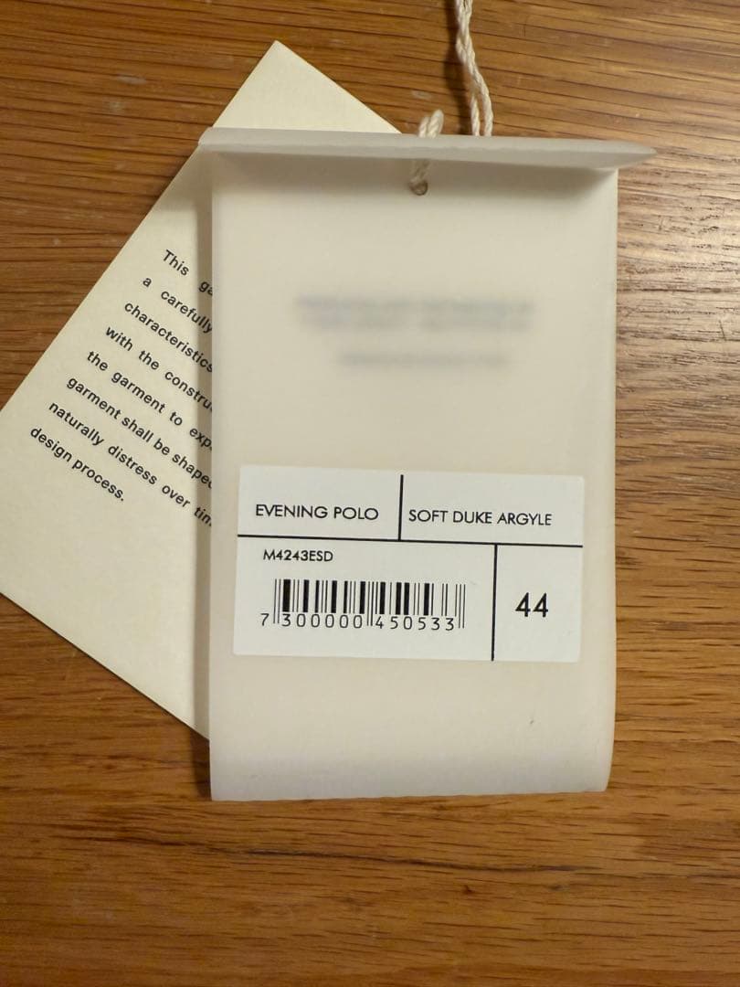 タコライス　　OUR LEGACY 24AW Evening Polo