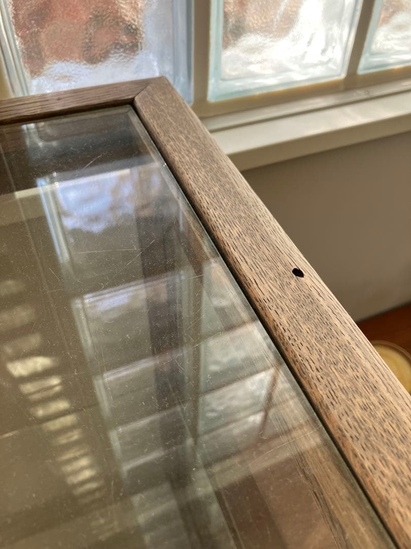 【タロスケ】icca イッカ ガラス ショーケース キャビネット