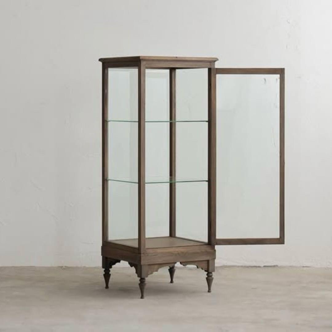 【タロスケ】icca イッカ ガラス ショーケース キャビネット