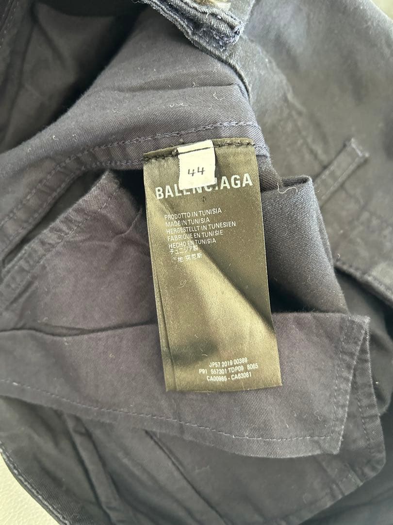 な*ず様 BALENCIAGA ネイビー カーゴパンツ 19aw