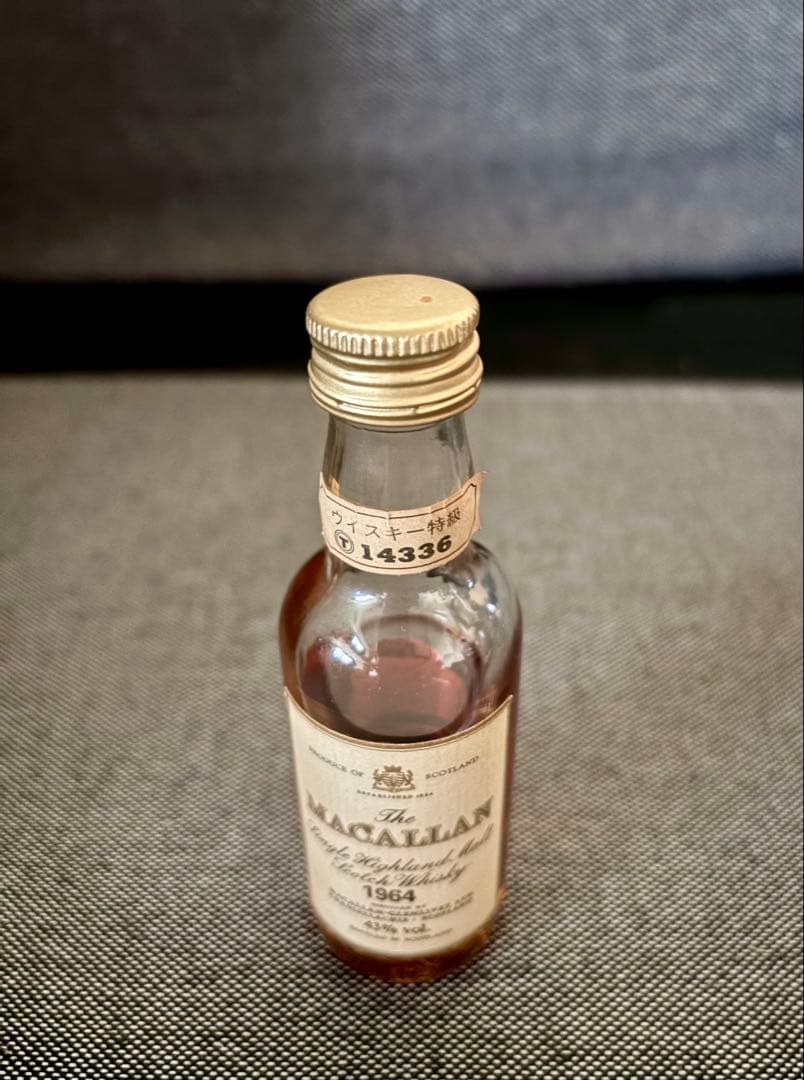 MACALLAN　マッカラン 1964　ミニボトル　特級　ウイスキー古酒　未開封