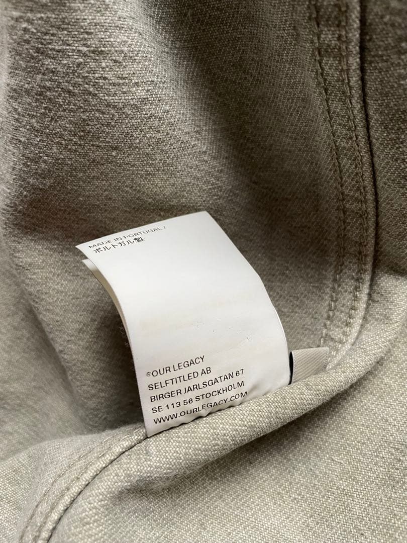 【名作】OUR LEGACY 23SS REBIRTH JACKET 44