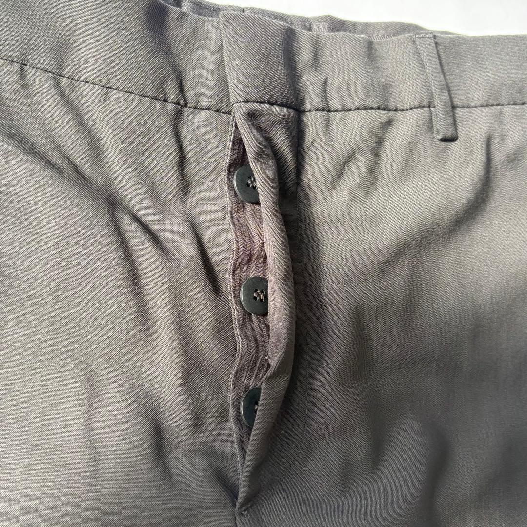 【美品】PRADA プラダ ウール スラックス ブラック 48