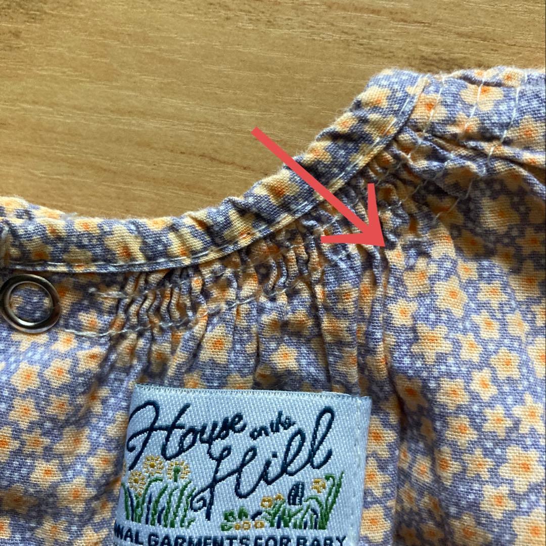 難あり house on the hill ハウスオンザヒル 花柄ロンパース