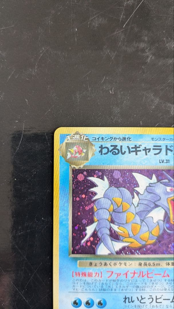 【美品】渦巻きホロ！わるいギャラドス☆旧裏