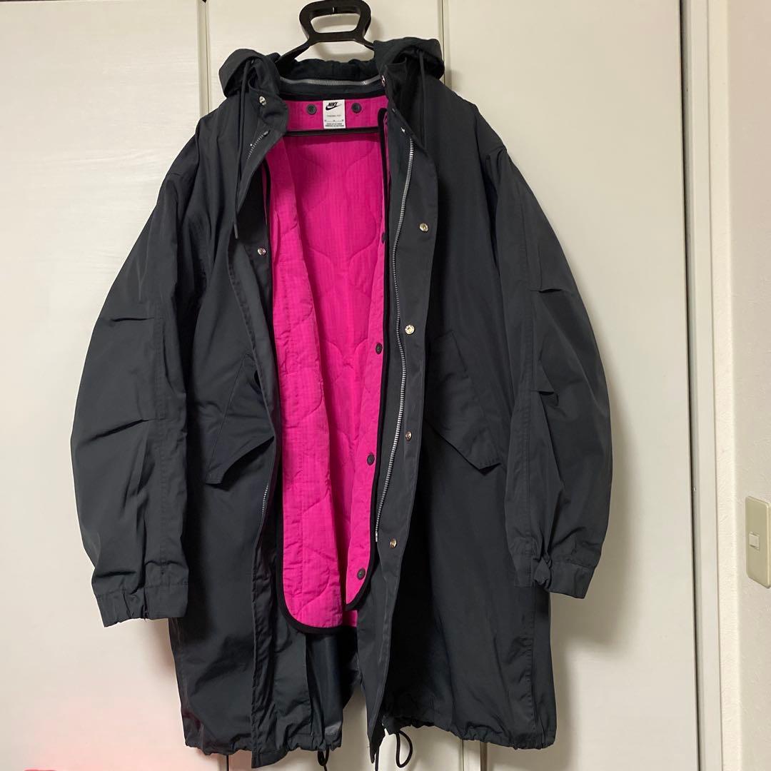 NIKE ナイロンモッズコート 日本未発売モデル　キルティングライナー付き