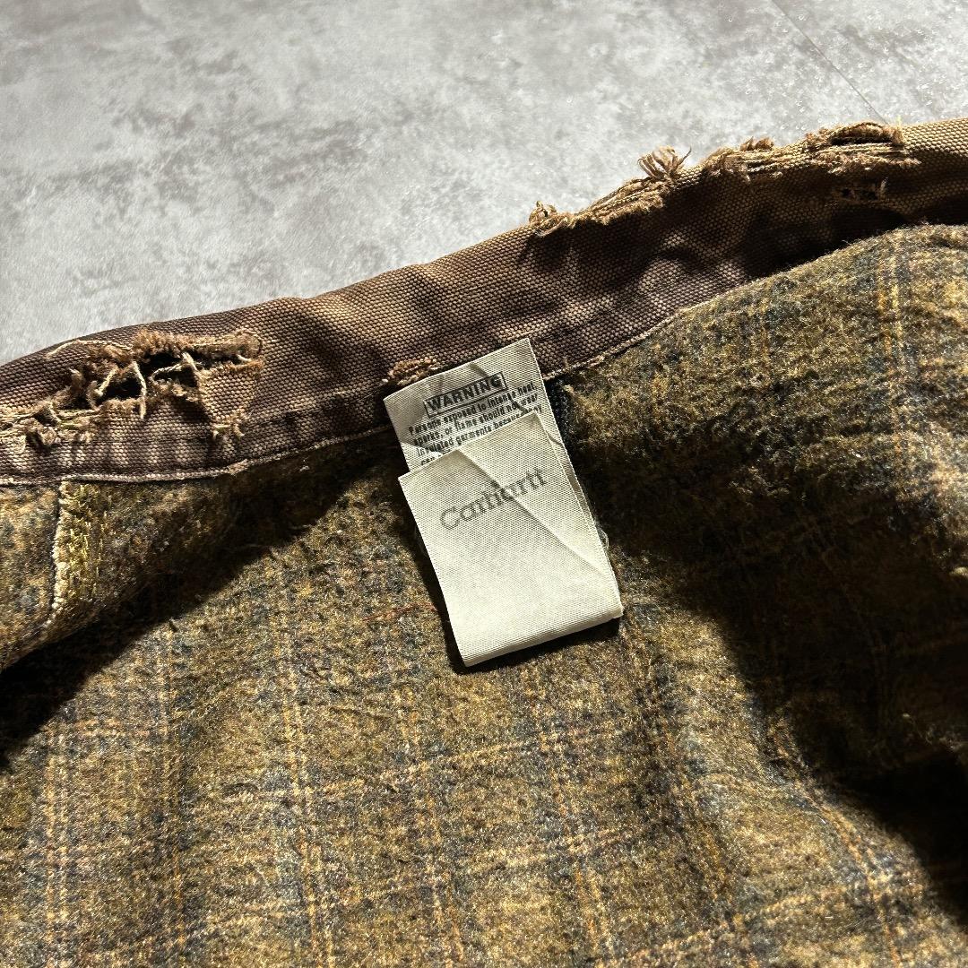 00s メキシコ製 ブラウン カーハート デトロイトジャケット ダックL