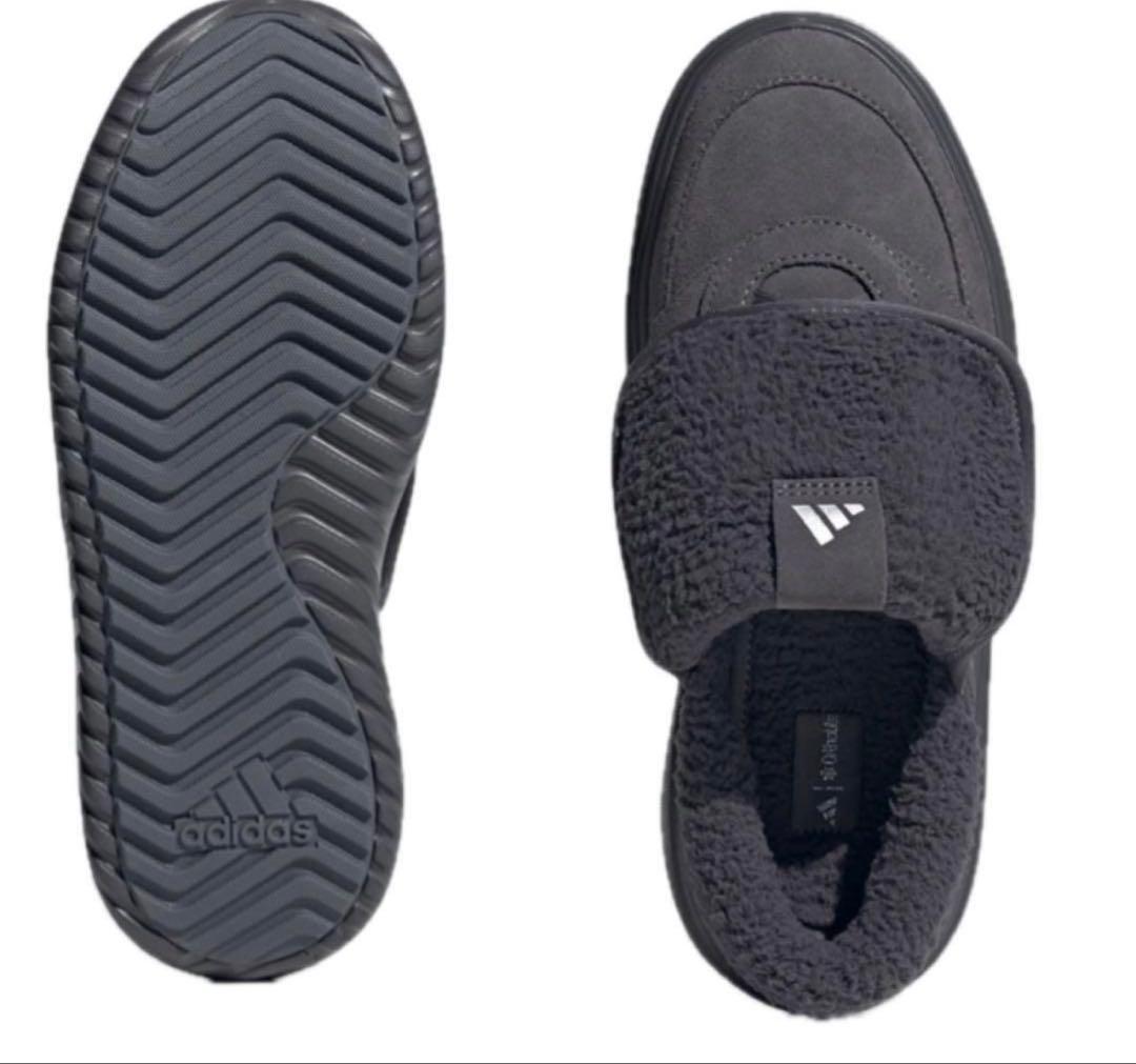 【韓国限定】adidas アディダス24.5㎝ ボア付き サンダル