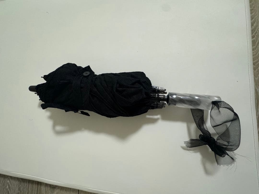 【新品】大森商店　日傘　黒レース