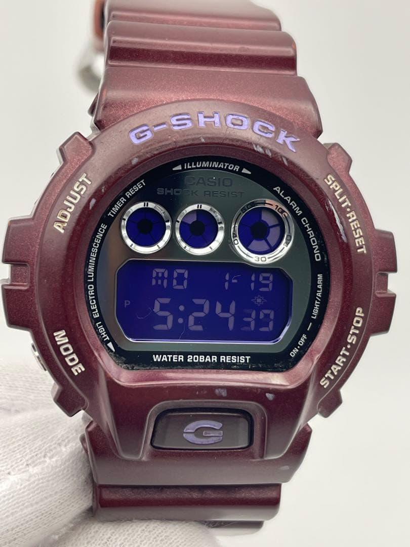 G-SHOCK DW-6900SB-4 ワインレッド レア カシオ