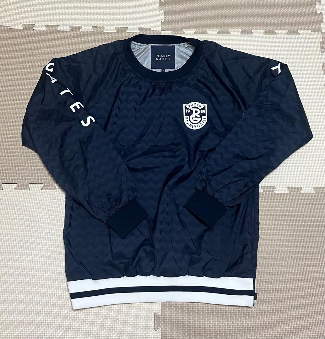 【未使用級】パーリーゲイツ スニードプルオーバー サイズ2 濃紺 レディース