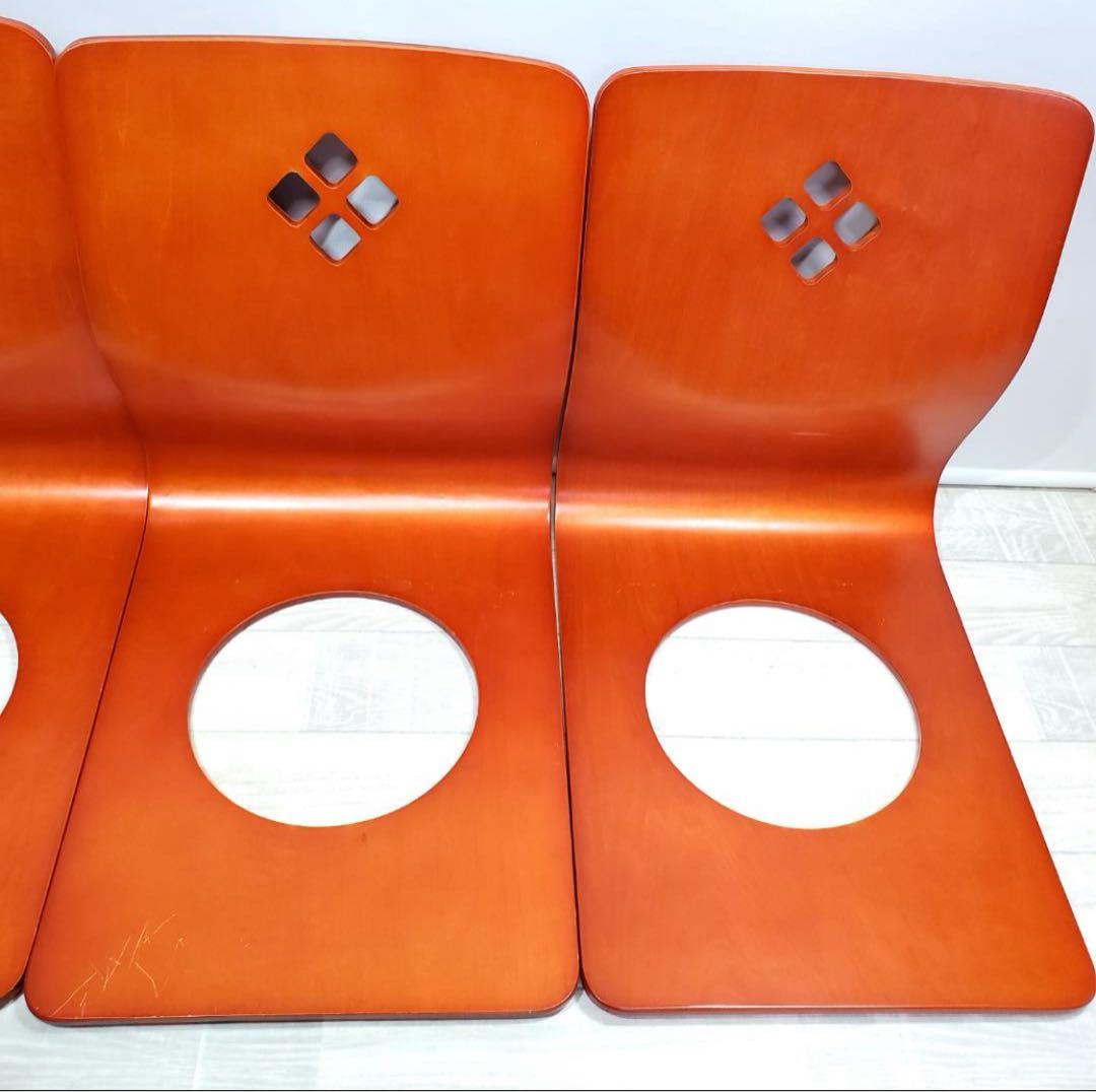 4脚まとめ売り！和座イス　和座椅子　木製【送料無料】