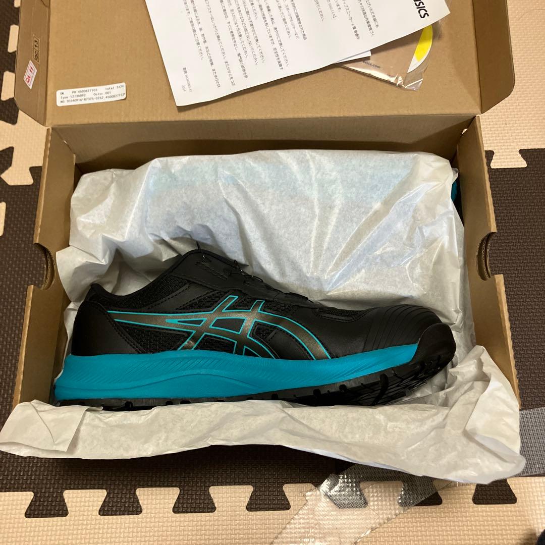 ASICS 安全靴 ブラック/ブルー