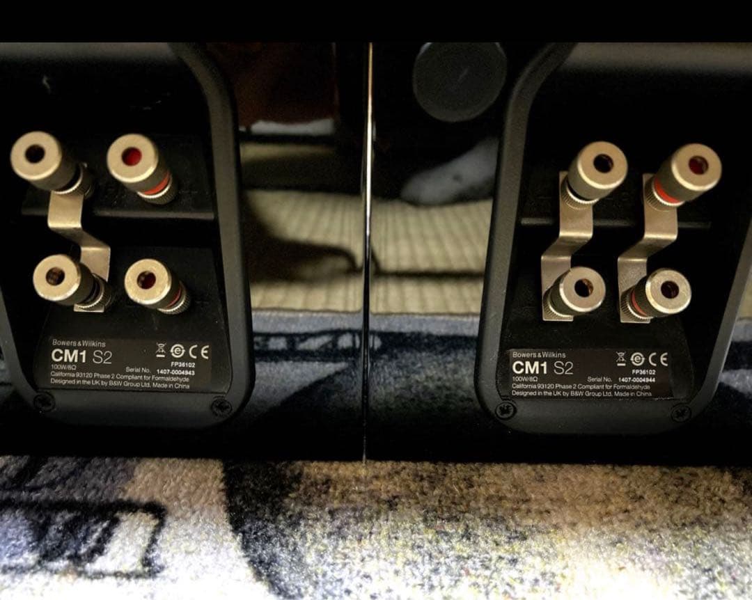 【高級スピーカー連番ペア】Bowers&Wilkins CM1 S2(B)2ホン