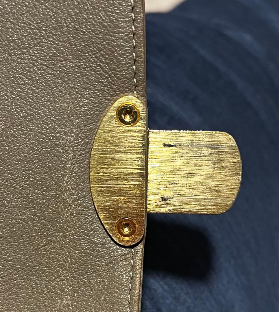 ルイ・ヴィトン ポルトフォイユ　グレー レザー 長財布