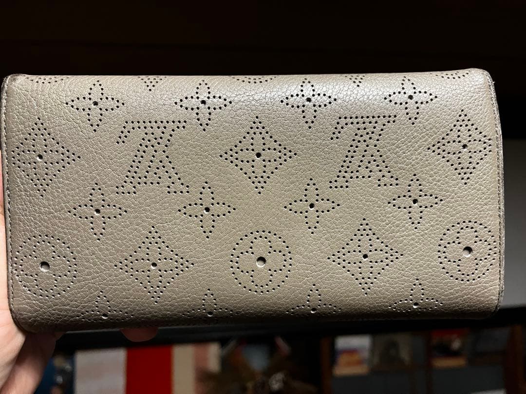 ルイ・ヴィトン ポルトフォイユ　グレー レザー 長財布