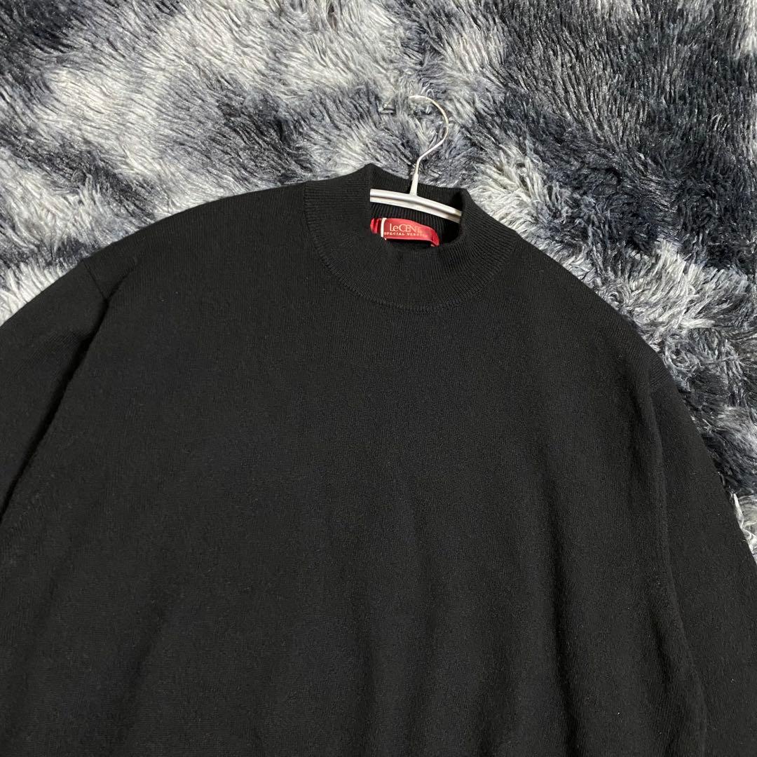 新品　レセント　林田　カシミア100% ニット　セーター　2L ブラック　メンズ