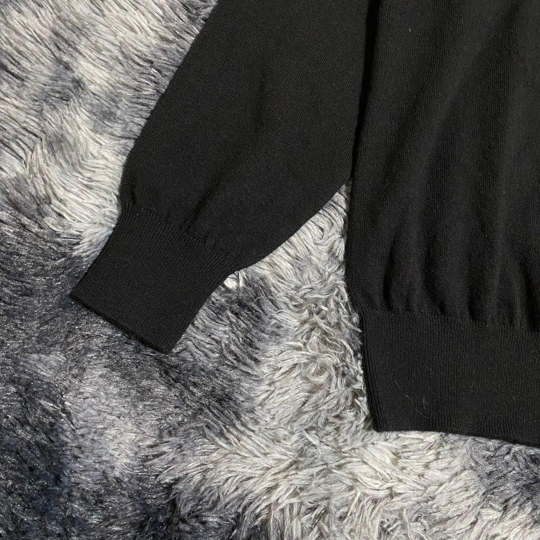 新品　レセント　林田　カシミア100% ニット　セーター　2L ブラック　メンズ