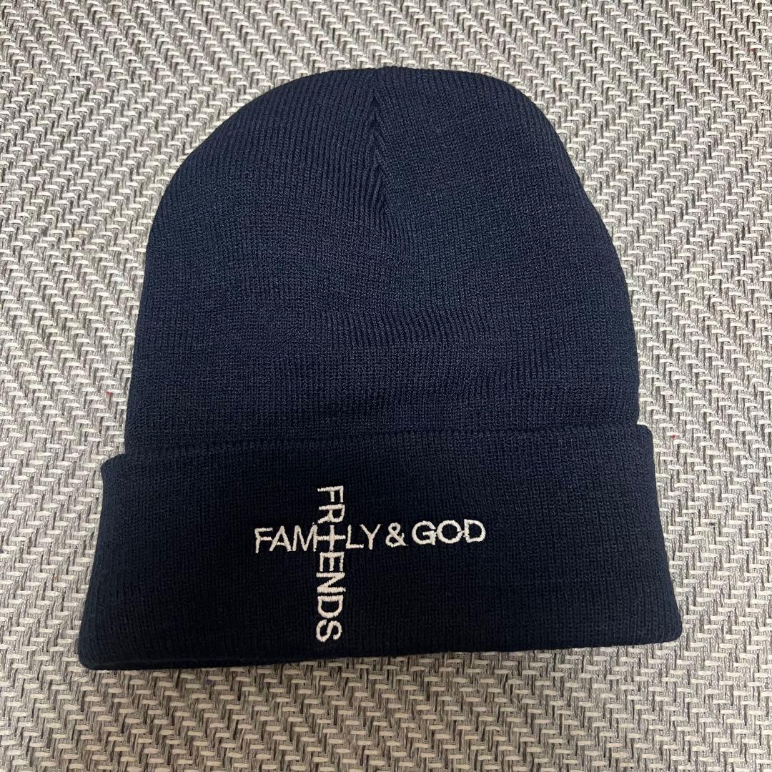 KviBaba ニット帽 FRIENDS&FAMILY&GOD ビーニー
