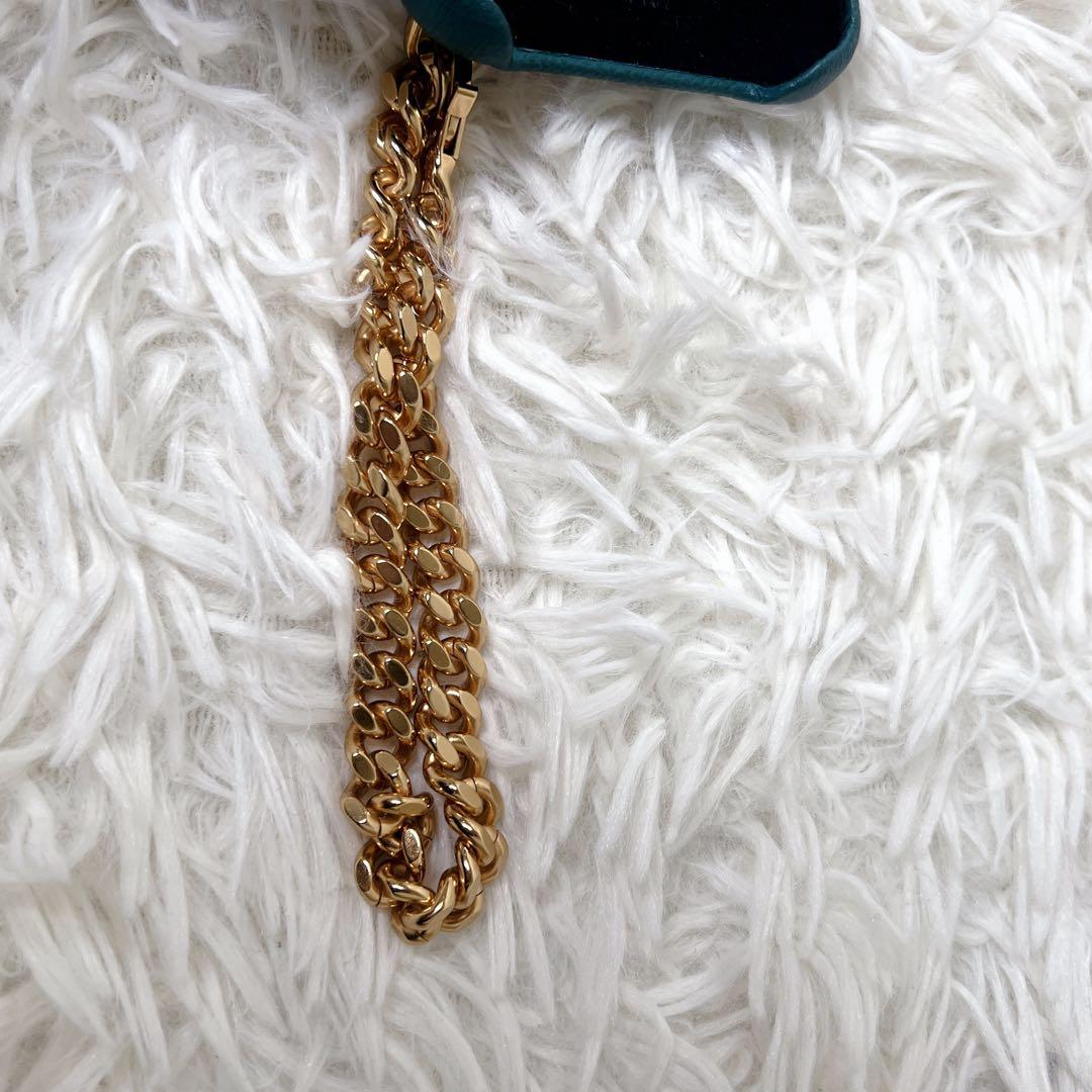 定価12万越え✨　トムフォード iPhone13Pro ケース ゴールドチェーン