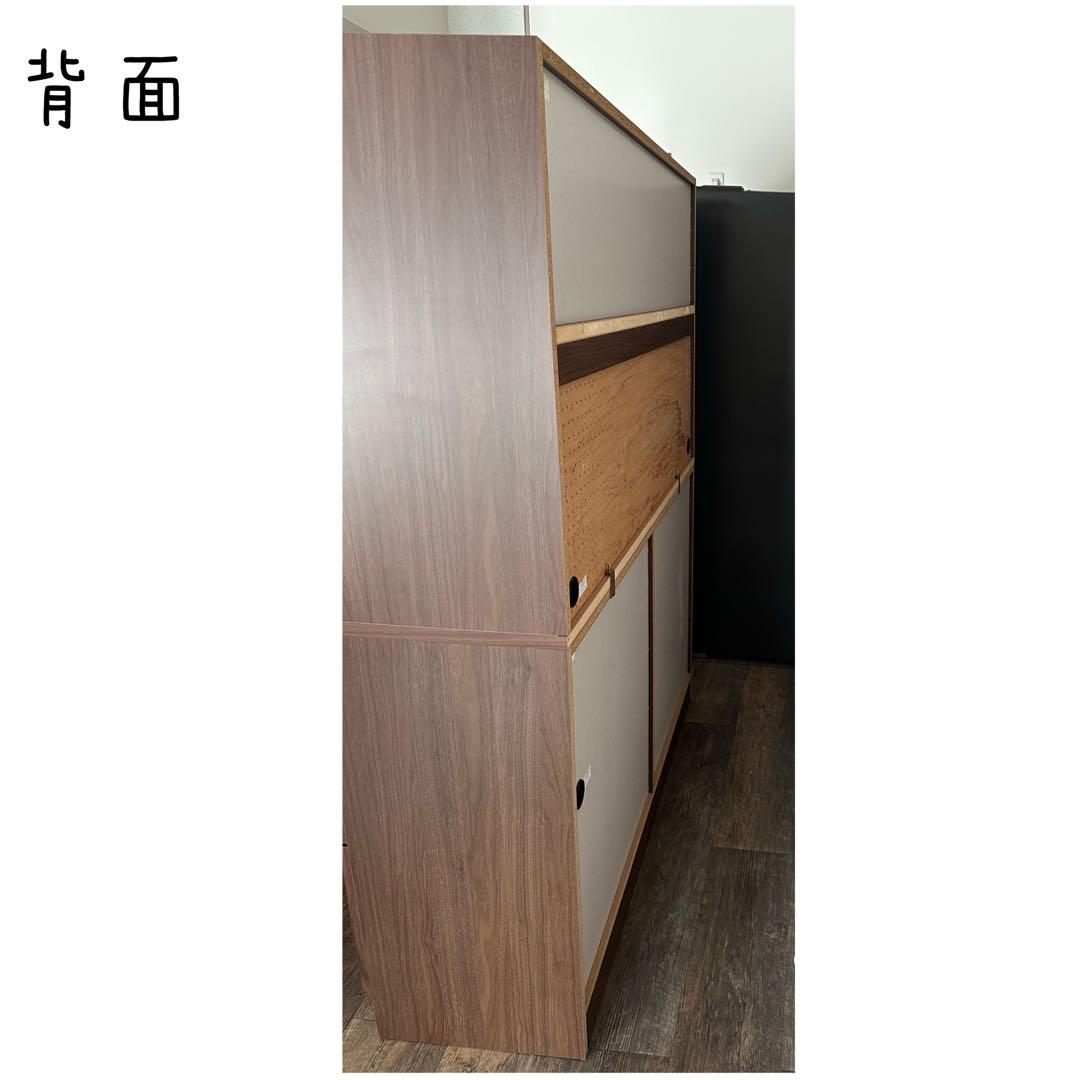 美品　CRASH GATE キッチンボード 140cm レンジ台 食器棚収納