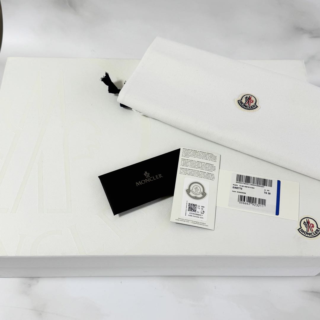 MONCLER モンクレール GINETTE ジネット レインブーツ 黒 39