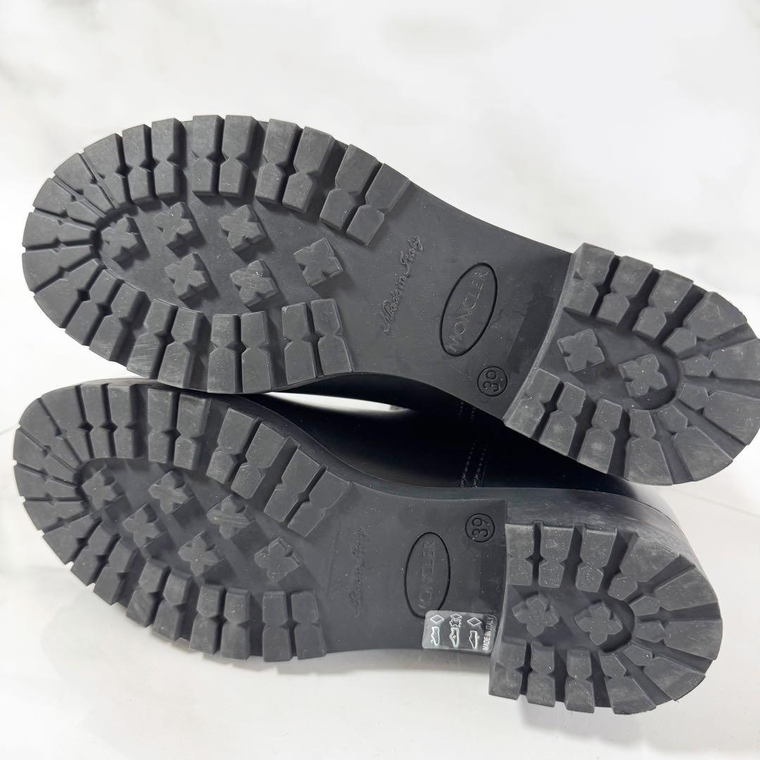 MONCLER モンクレール GINETTE ジネット レインブーツ 黒 39