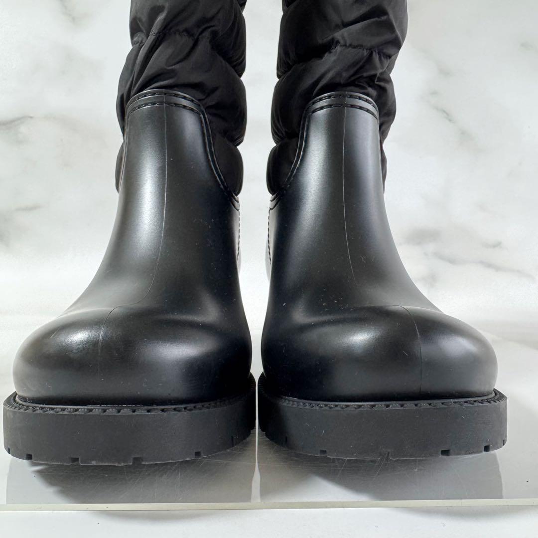 MONCLER モンクレール GINETTE ジネット レインブーツ 黒 39