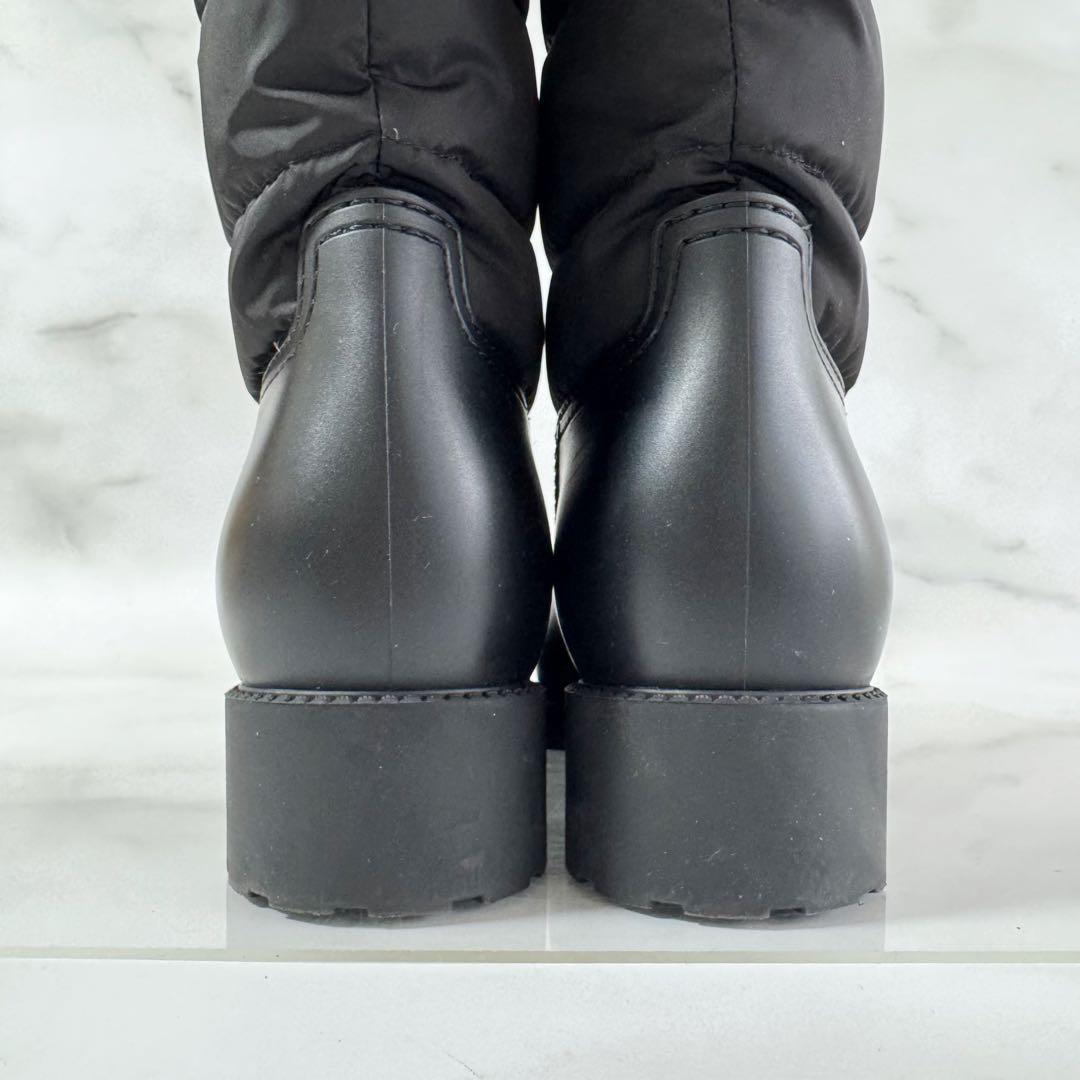 MONCLER モンクレール GINETTE ジネット レインブーツ 黒 39