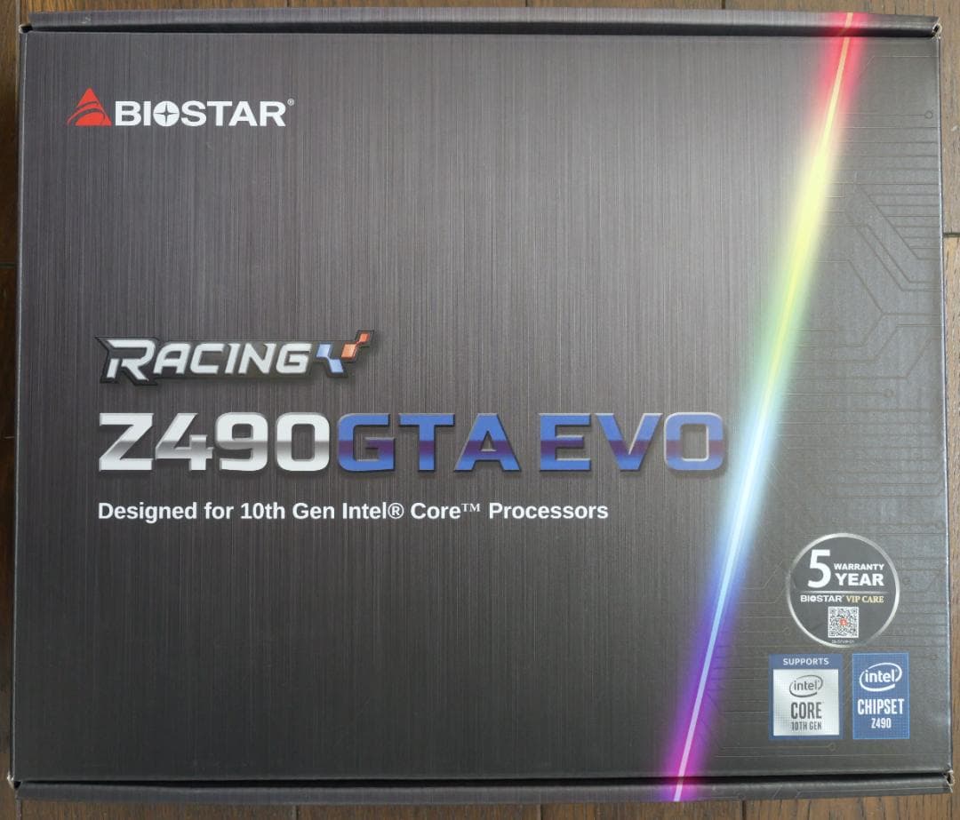 BIOSTAR Z490GTA EVO マザーボード 動作確認済み