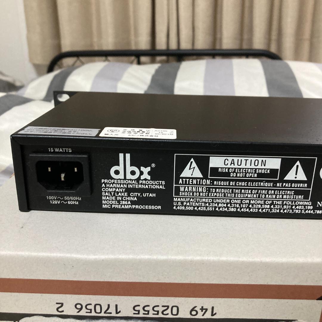 dbx 286A マイクプリアンプ/プロセッサー