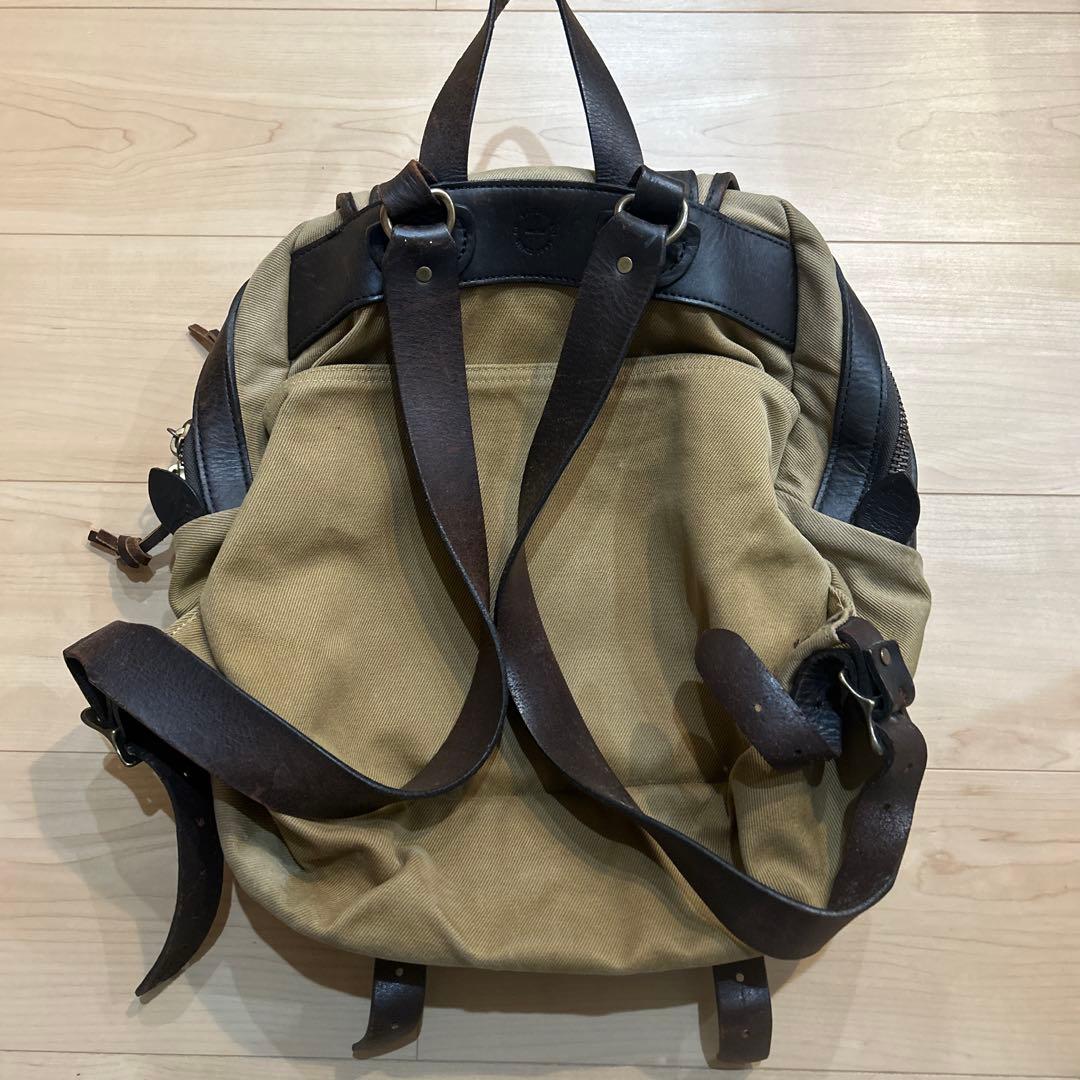 FILSON タン コットンツイル　レザー フィルソン　リュック
