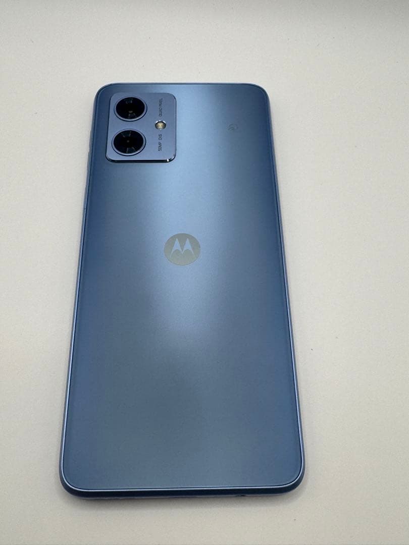 MOTOROLA moto g64y 5g シルバーブルー 画面ひびあり