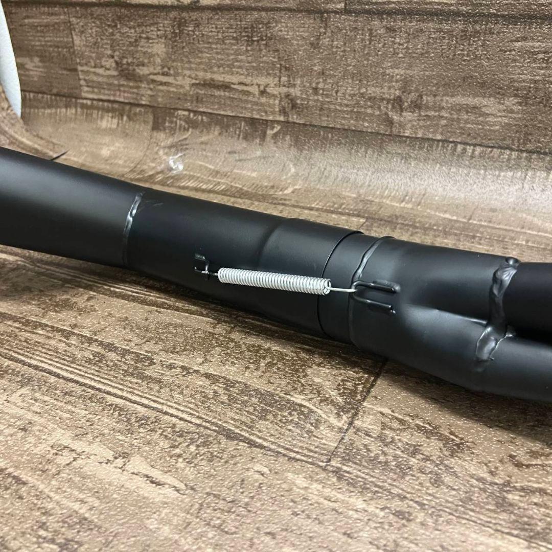 ゼファー400　マフラー黒　2分割　送料込み