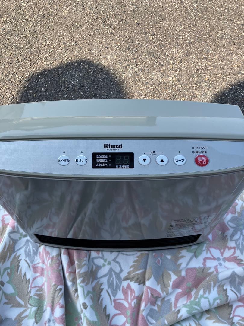 Rinnai ガスファンヒーター デジタル表示