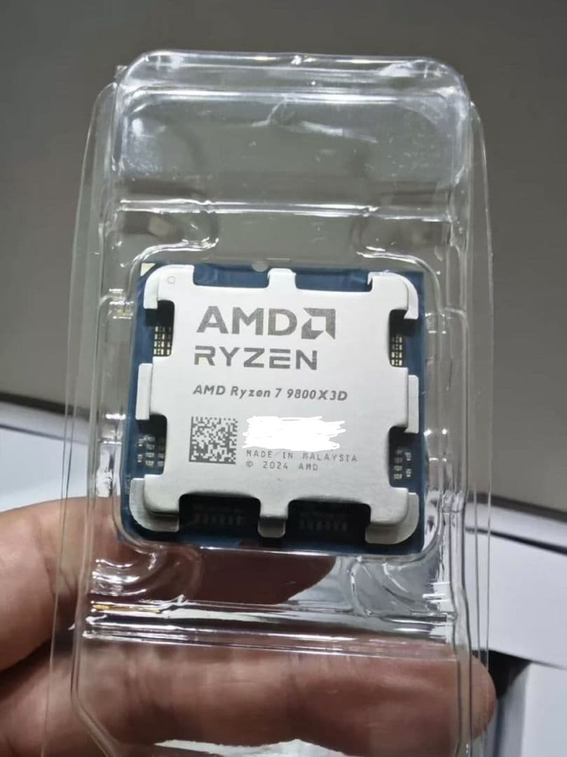 AMD ryzen7 9800X3D CPU バルク品