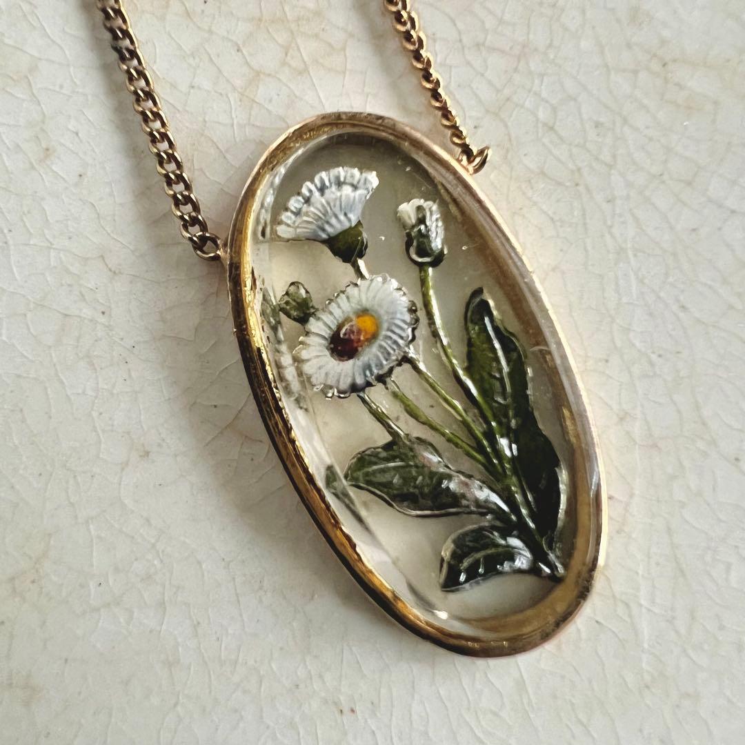 JUNCO PARIS ジュンコパリ　お花を閉じこめたペンダント