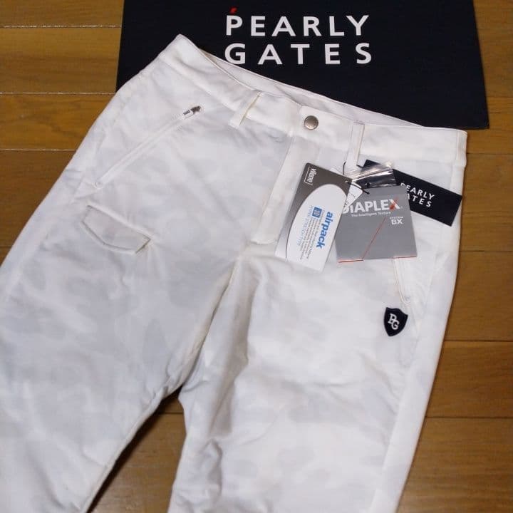 ⭐新品⭐パーリーゲイツ⭐暖か⭐中綿⭐パンツ⭐保温防風透湿⭐白⭐M⭐