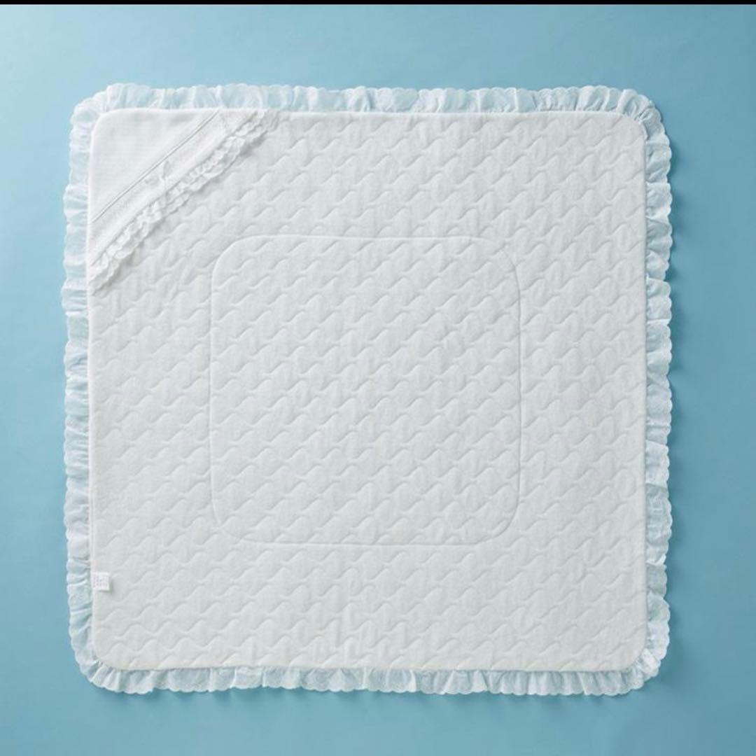 【U】ミキハウス　アフガン　おくるみ