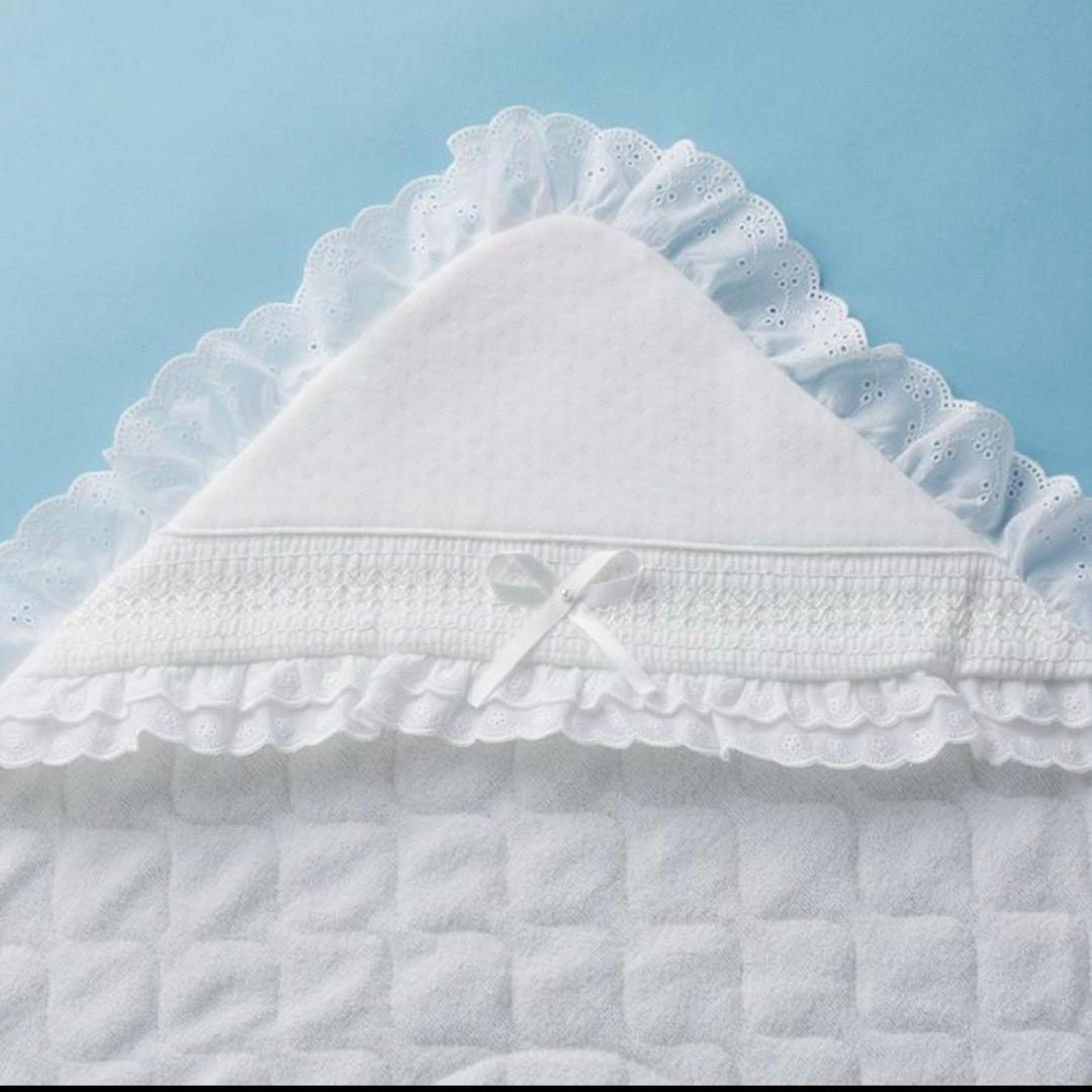 【U】ミキハウス　アフガン　おくるみ