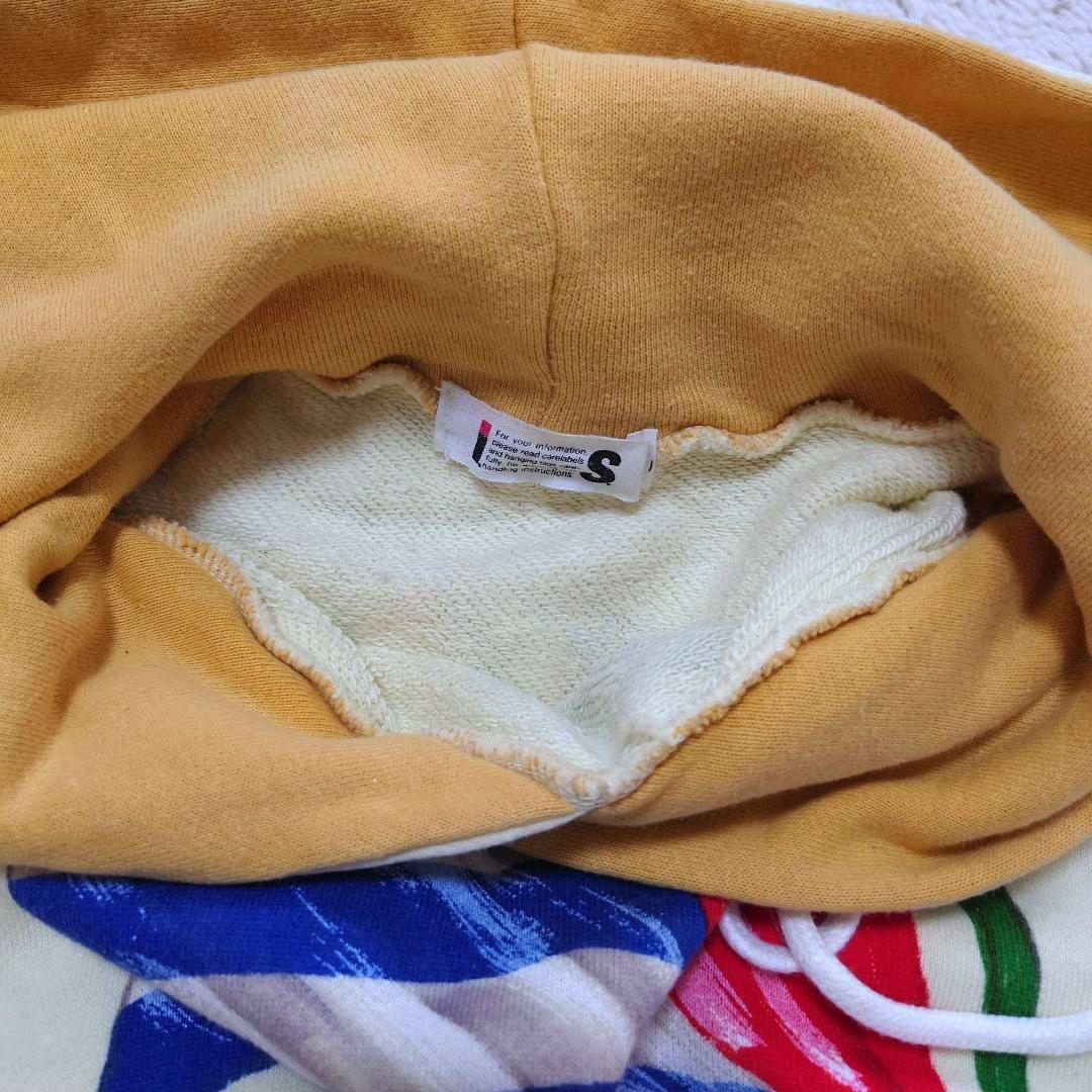 【良品】イッセイミヤケ ISSEY MIYAKE パーカー アイボリー 国旗 M