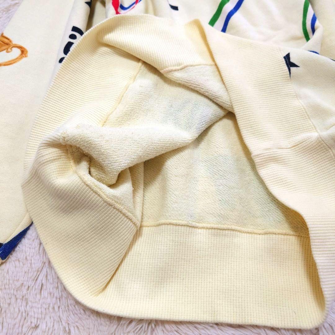 【良品】イッセイミヤケ ISSEY MIYAKE パーカー アイボリー 国旗 M